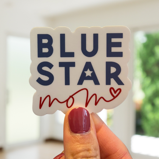 Blue Star Mom Sticker (2.5")